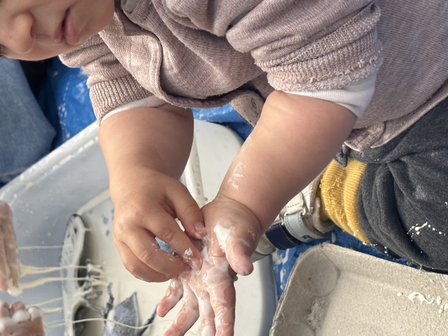 Children in nature-based play therapy session 6